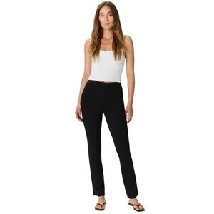 QUINCE Ultra-Stretch Ponte Straight Leg Pant Black NWT Size Medium*